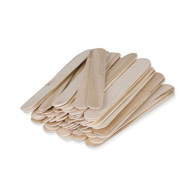 ENEI 365 ; Serve to Wooden Professional Disposable Wax Knife/Spatula/Applicator,tongue depressor for doctor, waxing application wooden 100 pcs Box