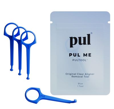 Clear Aligner Removal Tool for Invisalign by PULTOOL - Smile Direct Club Removal Tool - Invisible Aligner Remover - Aligner Remover - Retainer Remover - Invisalign Tool - Invisalign - 4 Pack