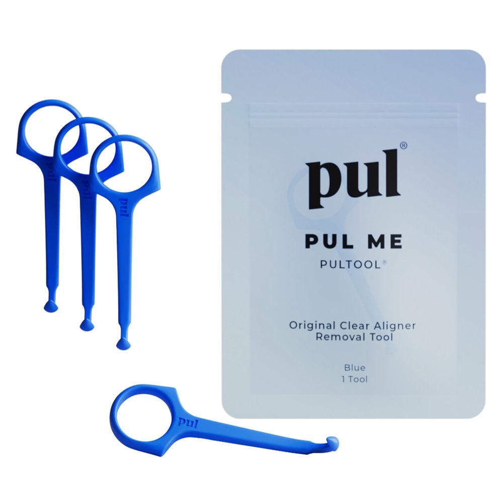 Clear Aligner Removal Tool for Invisalign by PULTOOL - Smile Direct Club Removal Tool - Invisible Aligner Remover - Aligner Remover - Retainer Remover - Invisalign Tool - Invisalign - 4 Pack