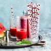 Party On Tap Watermelon Paper Straws - Pack of 100 Biodegradable and Disposable Watermelon Theme Party Decorations - 7.75 Inches view 4
