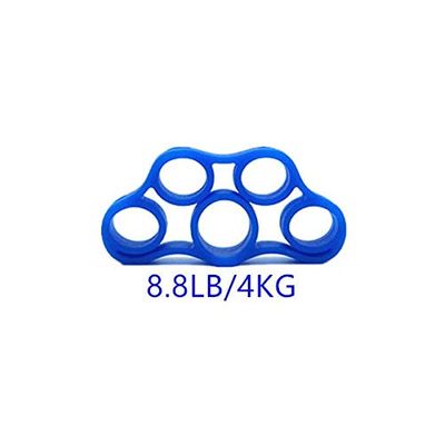 3nh Pack of 1 Muscle Execrise Fitness Gripper (Color: Blue, Material: Silicone)