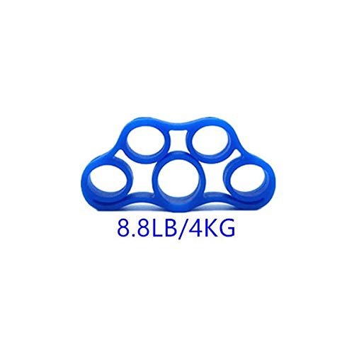 3nh Pack of 1 Muscle Execrise Fitness Gripper (Color: Blue, Material: Silicone)