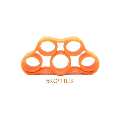 3nh Pack of 1 Muscle Execrise Fitness Gripper (Color: Orange, Material: Silicone)