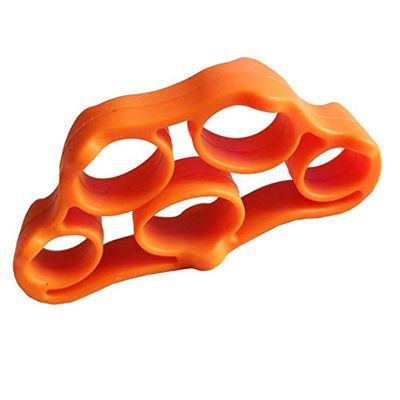 3nh Pack of 1 Muscle Execrise Fitness Gripper (Color: Orange, Size: 8cm x 4cm x 3cm, Material: Composite)