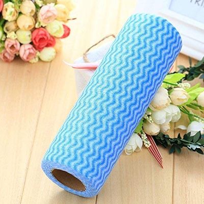 DR Mall Non-woven Reusable Absorbent Soft and Hygienic Cleaning Wipes Towel Roll for Kitchen, Pack Of 1 (50 PCS in Sheet)