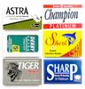 Astra-Feather-Shark-Tiger-Voskhod Double Edge Razor Blades Sampler, 30 Blades view 1