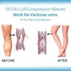 IRIS Medical Knee High Open Toe Compression Stockings(Women&Men) Firm Support 20-30mmHg,Graduated Toeless Knee Support Stockings Hose for Swelling,Varicose Veins,Lymphedema(2 pc) view 4