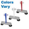 Rehabilitation Advantage Denture Scrub Brush & Suction Cup Holder,Red/Gray view 2