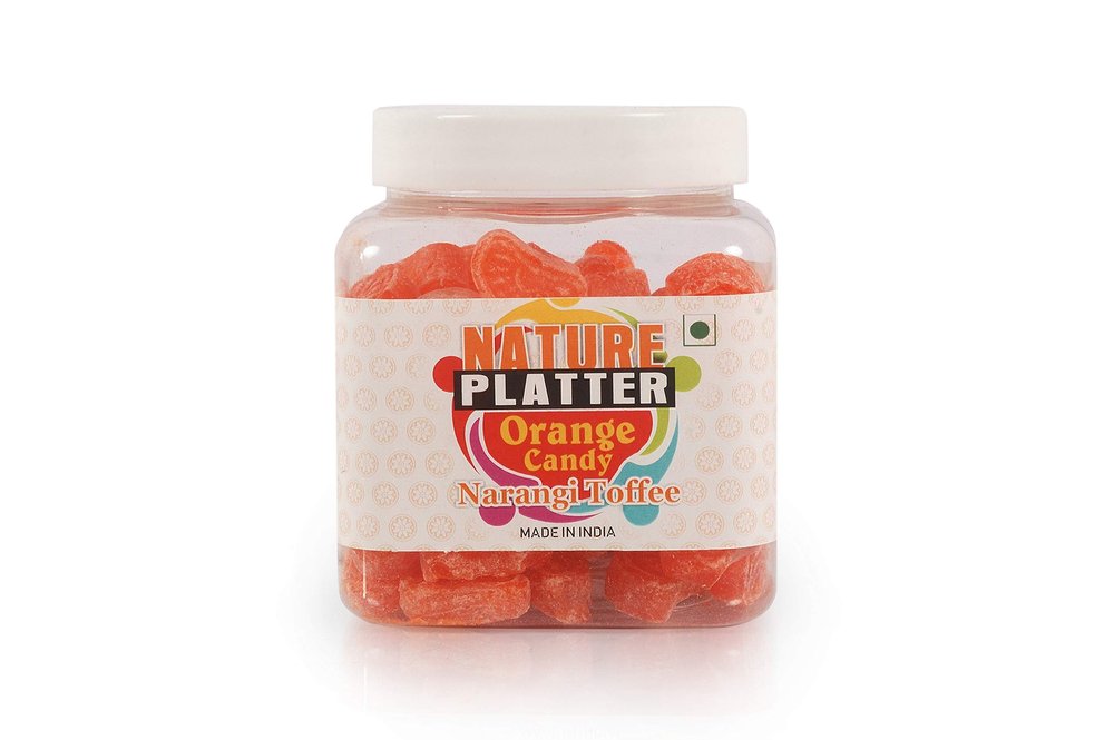 NaturePlatter Orange Candy - 500Gms (Jar Pack)