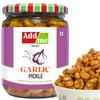 Add me Garlic Pickle 500gm Lassan Lahsun Ka Achar Home Made Tasty Pickles Glass Pack of 1 view 3