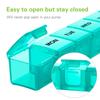 Bug HULLExtra Large Pill Organizer for Travel 2 Pack, Weekly XL Pill Box, 7 Day Jumbo Pill Case, Oversize Daily Medicine Organizer for Vitamins, Fish Oils, Supplements view 3