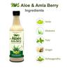 AVG Health Organics AVG Aloe and Amla Berry Green Juice Enriched with Ginger, Tulsi and Ashwagandha - Great Stress Buster , Sugar Free -500 ml view 2