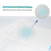 XYE-Store Incontinence Bed Pads Disposable Underpads for Adults, Baby, Women and Dog, Heavy Absorbency, Leak-Proof, Incontinence Underpads (24"x36", Blue) -10 Pack view 4