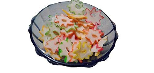 Anuvan Feel The Utsav Ready-to-Fry Home Made PANEER CHIPS-500GM(COLOURFULL PANEER Flowers)