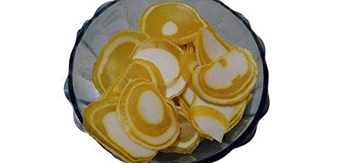 Anuvan Feel The Utsav Ready-to-Fry Home Made PANEER CHIPS-500GM (Full Yellow Colour)