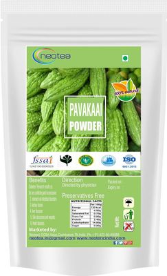 Neotea | Bitter Gourd Powder | Pavakkai Powder | Karela | Paavakka | Pakarkai Paudar | Haagalakaay Pagakkai Momordica Charantia 500 Gram Pack of 1