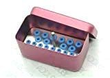 ADDLER DENTAL SCALER, CONTRA ANGAL BUR ENDO BOX ASSORTED COLOUR STEEL FG RA 18+10 HOLES AUTOCLAVABLE.