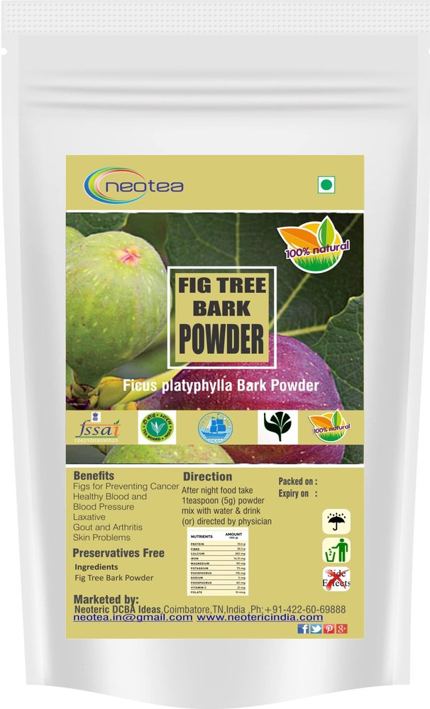 Neotea Athipattai Alai Barh Fig Tree Bark Powder, 1 Kg Set Of 1