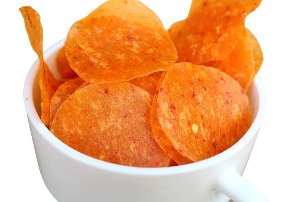 Anuvan Feel The Utsav Sabudana Papad Red Chilli 500 gms (Gluten-Free & Upwas-Friendly Tapioca Papads)