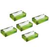 Freshee 100 Sheets 2 Ply Car Tissue Paper Box Pack Of 5, Extra Soft Hygienic Fresh Natural Skin Friendly Water Dissolvable Disposable Dry Tissue Made With 100% Virgin Fibre view 1
