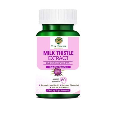 Heera Ayurvedic Research Foundation Milk Thistle extract 60 PCS. Veg Capsule (500 mg)