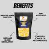 Leeve Dry Fruits Toffees Packet | Kesar Toffee | 400 Gram Pack | Kesar Chocolate Toffee | Celibration | Toffee Chocolate Packet gift Pouch view 3