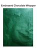 Cake Decor Chocolate Wrappering Foil, Embossed Chocolate Wrapper, 200 Sheets  10in x 7in  Dark Green view 2