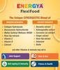 ENERGYA FLEXIFOOD | 33-in-1 Advanced Collagen Blend with Glucosamine, MSM, Boswellia, Ashwagandha, Turmeric, Rosehip, Vitamins & Minerals | Orange Flavour | 220g (20 Servings) view 2