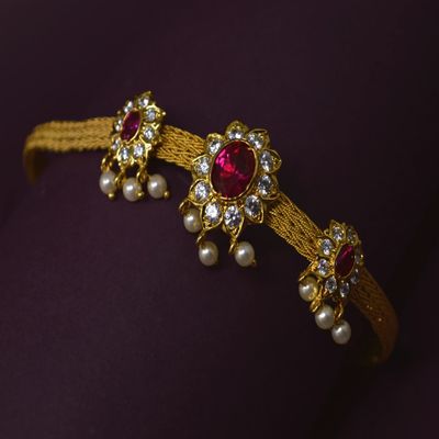 Red & White Stone Waki