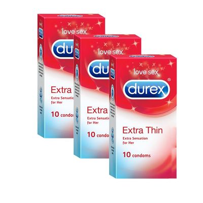 Durex Feel Thin Condoms Pack Of 10