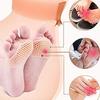 Anugrah Silicone Gel Half Toe Sleeve Anti-Skid Forefoot Soft Pads for Pain Relief heel front socks silicone Heel Protector view 4