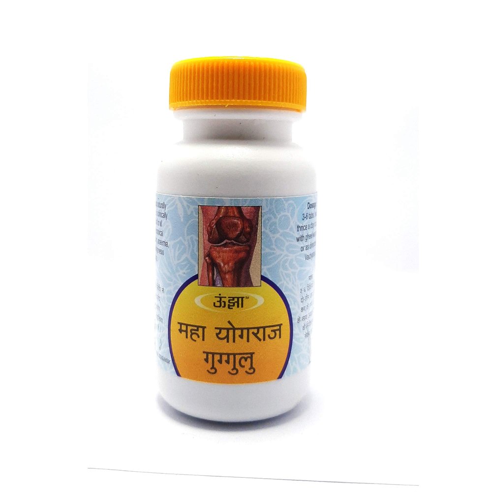 Unjha Maha Yograj Guggulu-80 Tablets (Pack Of 2)