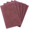 Chef Grade, Non Scratch Large Red Scouring Pads 5 Pack. Non-Metal Scour Cleaning Tool is The Best Heavy Duty Kitchen Dish Scrubber. Clean Any Steel Pot, Pan or Grill with a Reusable Scourer Pad view 1