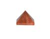 Aatm Red Quartz Pyramid Gemstone Energy Healing Vaastu Stone Meditation Chakra Balancing Decorative Crystal for Home & Office (1 inch) view 1