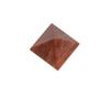 Aatm Red Quartz Pyramid Gemstone Energy Healing Vaastu Stone Meditation Chakra Balancing Decorative Crystal for Home & Office (1 inch) view 3