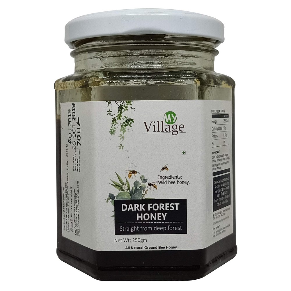 My Village Black Forest Honey/Raw Unprocessed Ground Bee Honey - 250gm
