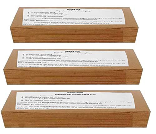 BREEPREE Hair Removal Waxing Strips-210 pcs - Color Beige