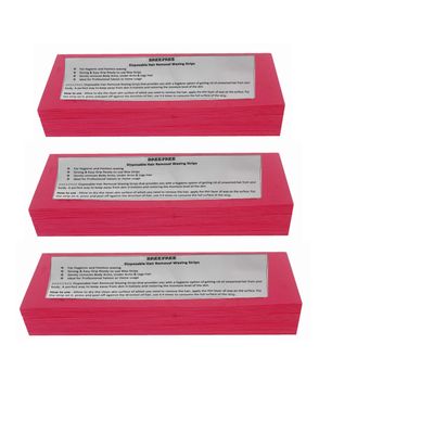 BREEPREE Hair Removal Waxing Strips-210 pcs - Color Pink