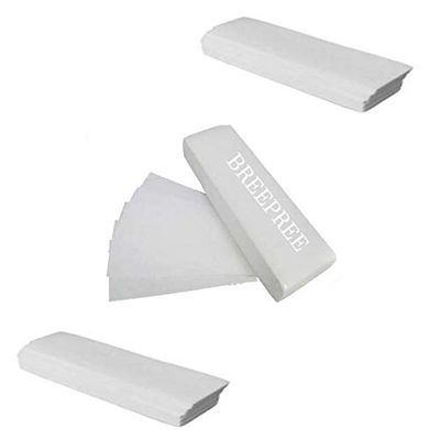BREEPREE Hair Removal Waxing Strips-210 pcs - Color White