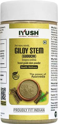 IYUSH Herbal Ayurveda Giloy Powder - 100gm For Immunity Booster And Healthy Metabolism