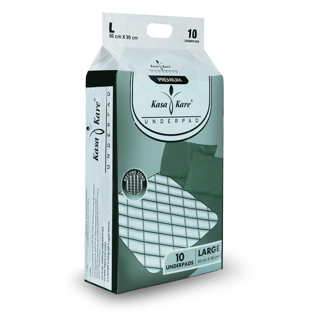 Kasa-Kare PREMIUM UNDERPADS (SHEETS FOR - L (10 Pieces)