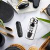 Boonboo Dental Floss | 33 yards/30m Bamboo Fiber With Activated Charcoal | Glass Bottle & Cutting Lid | Candelilla Wax & Mint Flavor | Biodegradable & Sustainable | Plastic- Free view 3