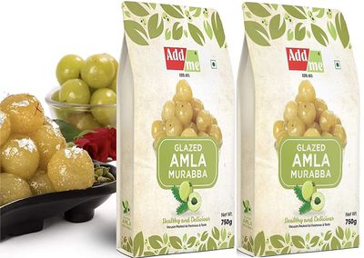 Add me Homemade Sweets Dry Amla Murabba (Vaccum Packed Without Syrup) 750Gm x 2 Amala Pack of 2 Immunity Booster Packs