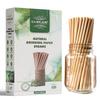Embuer Kraft Paper Straws for Drinking Juice, Milkshake, Cold Coffee | Premium Extra Durable Paper Straws Unbleached, Eco-Friendly Straw for Kids, Parties, Restaurants - 8 X 210 mm (100N) - Pack of 1 view 1