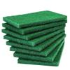 8PCS Scouring Pad - Premium Heavy Duty Scrub Pads with AntiGrease Technology, Reusable Household Green Dish Scrubber, Multipurpose Scour pad - for Kitchen Scrubber & Metal Grills, 3.9 x 5.9 x 0.36IN view 1