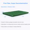 8PCS Scouring Pad - Premium Heavy Duty Scrub Pads with AntiGrease Technology, Reusable Household Green Dish Scrubber, Multipurpose Scour pad - for Kitchen Scrubber & Metal Grills, 3.9 x 5.9 x 0.36IN view 3