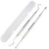 Professional Dental Tools, Langsum Stainless Steel Teeth Cleaning Tools for Dentist, Personal Using, Pets, Dental Hygiene Kit with Dental Scaler Pick, Tooth Tartar Scraper Remover and Storage Box view 1