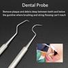 Professional Dental Tools, Langsum Stainless Steel Teeth Cleaning Tools for Dentist, Personal Using, Pets, Dental Hygiene Kit with Dental Scaler Pick, Tooth Tartar Scraper Remover and Storage Box view 2