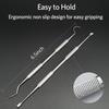 Professional Dental Tools, Langsum Stainless Steel Teeth Cleaning Tools for Dentist, Personal Using, Pets, Dental Hygiene Kit with Dental Scaler Pick, Tooth Tartar Scraper Remover and Storage Box view 4
