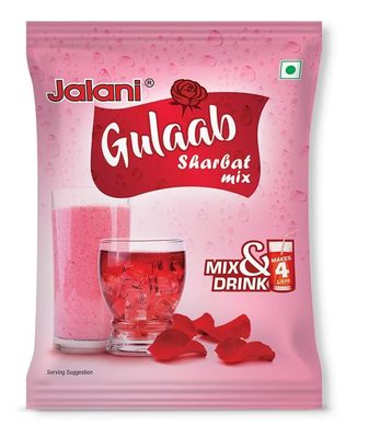 Jalani Gulaab Sharbat Mix 100g Pouch